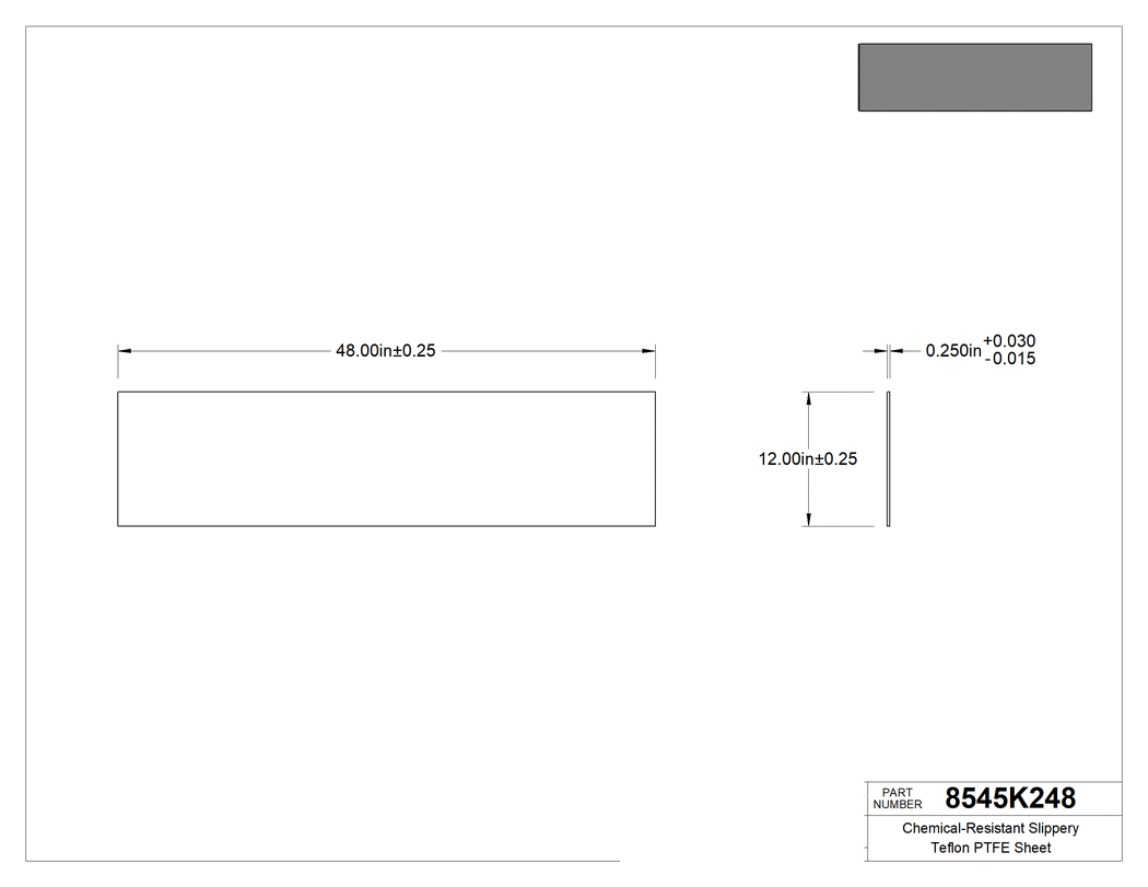 Technical drawing - 8545K248